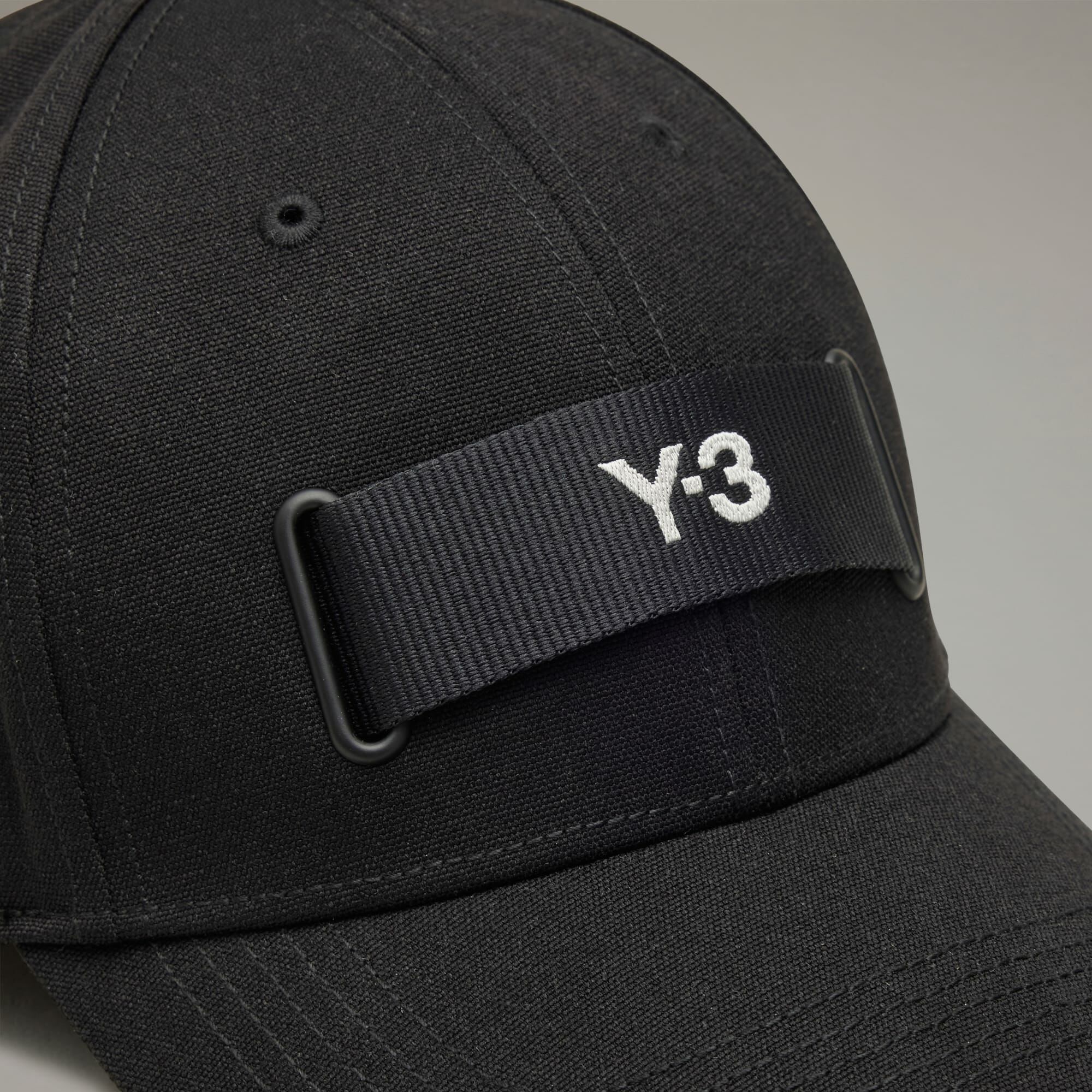 Y-3 WEBBING CAP 織帶棒球帽- 黑】