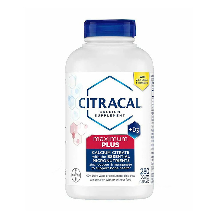 Citracal, Maximum Plus, +D3, 280 Coated Caplets