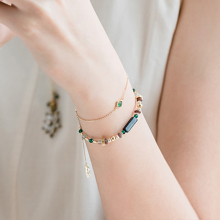 ｜財運｜憶念品彙 – 藍金沙 – 手鍊