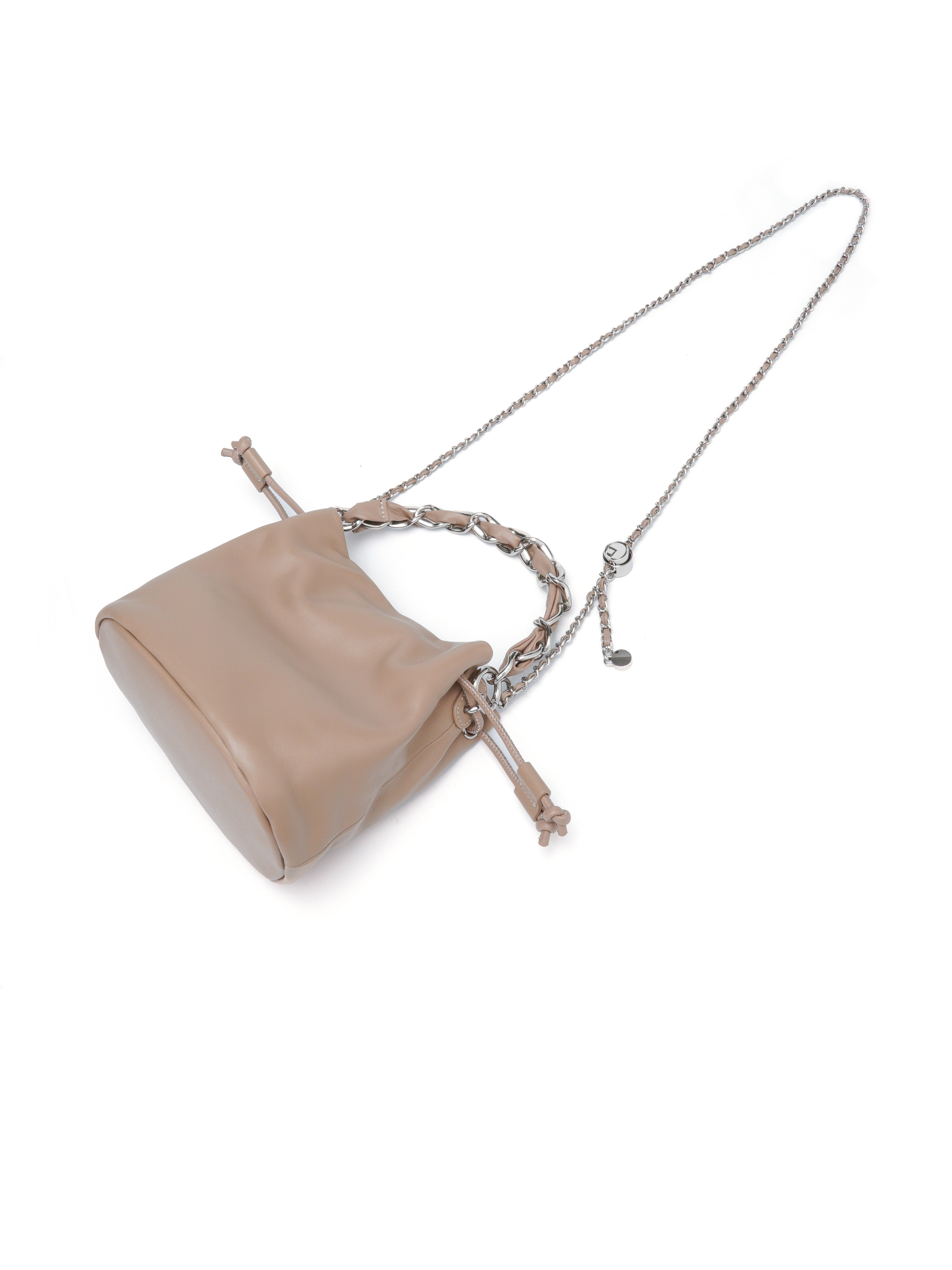 粗幼銀鏈小水桶包 （現貨款式）