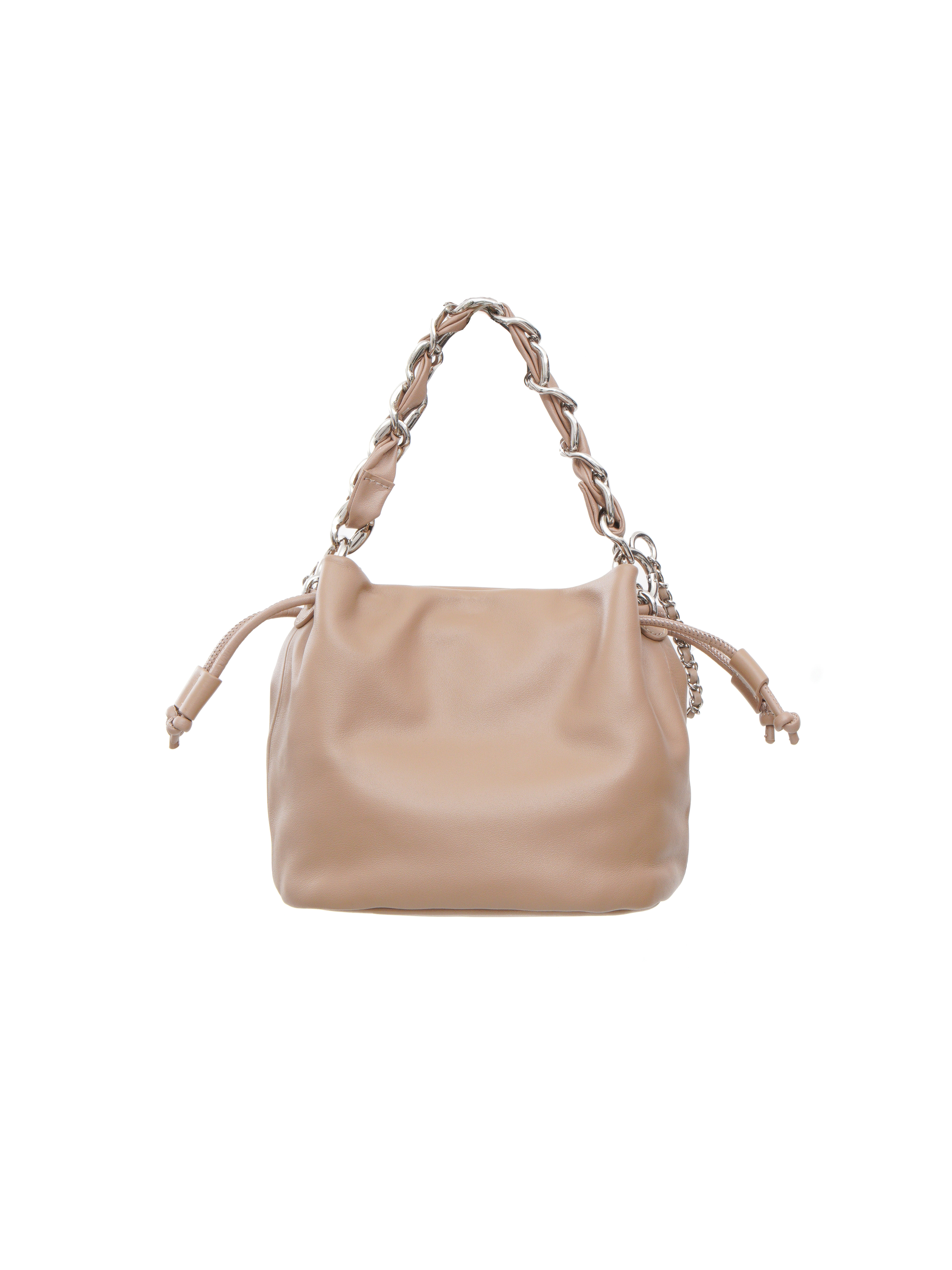 粗幼銀鏈小水桶包 （現貨款式）