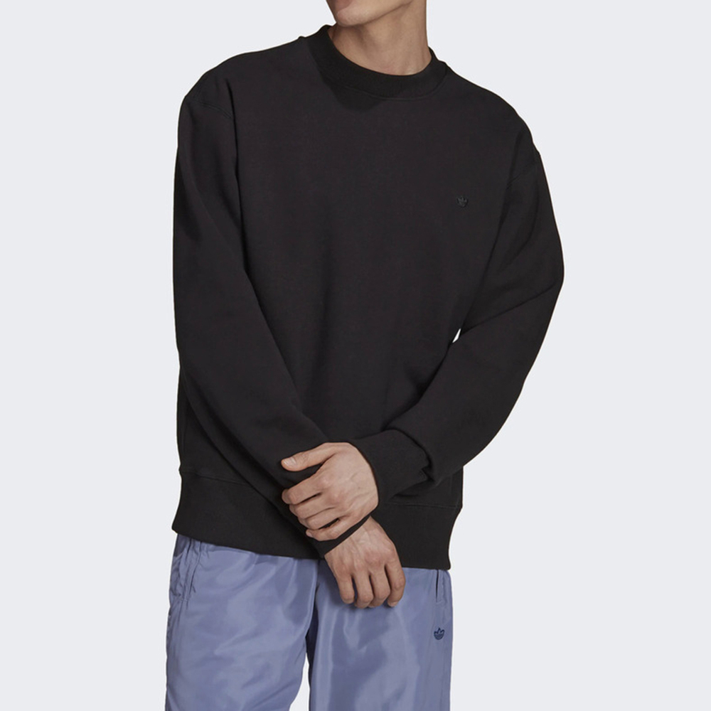 【現貨】Adidas Originals 三葉草 大學Tee 刷毛 厚磅 刺繡 淺灰 橘棕 黑