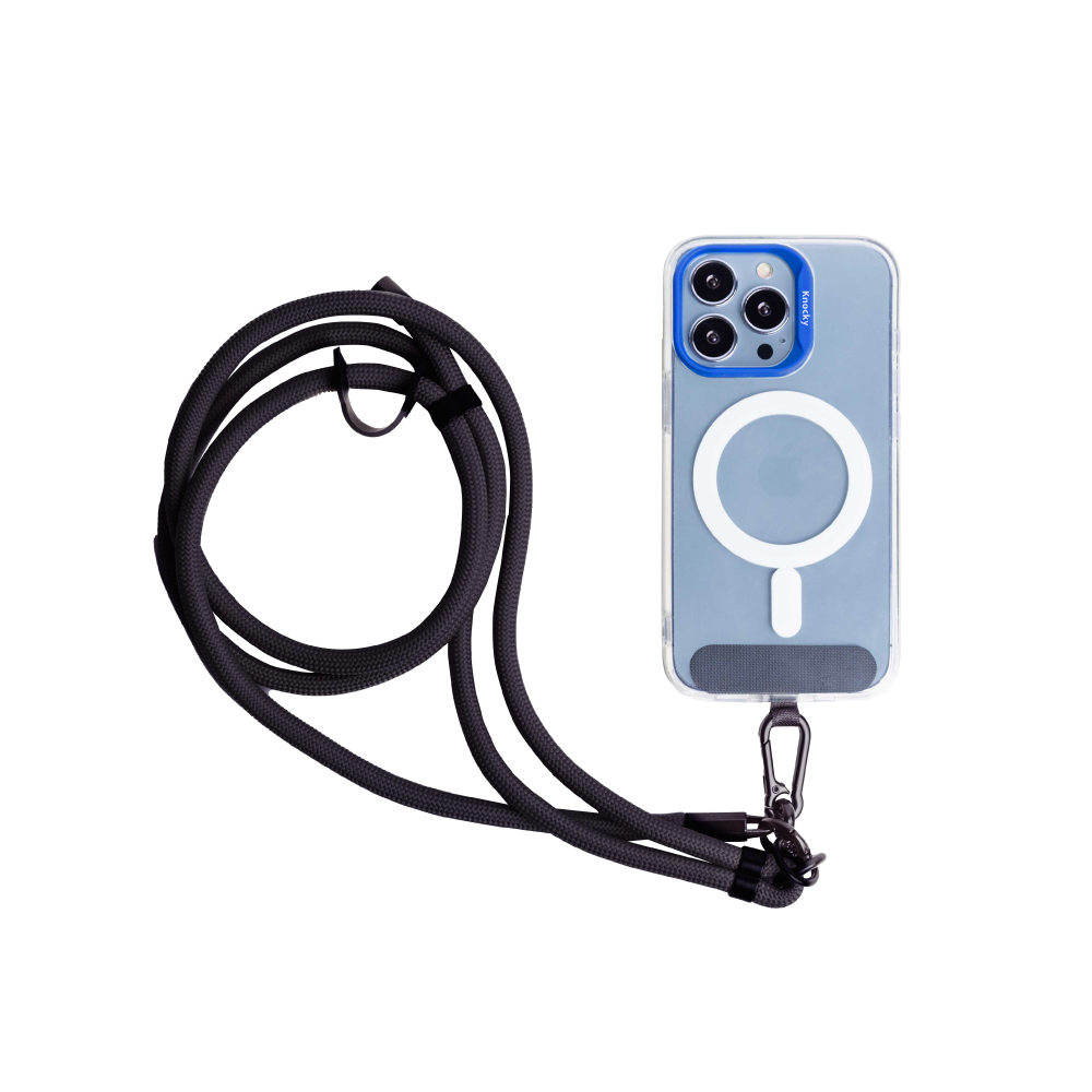 【Knocky】Strapy 可調節背帶 編織手機掛繩（150cm）