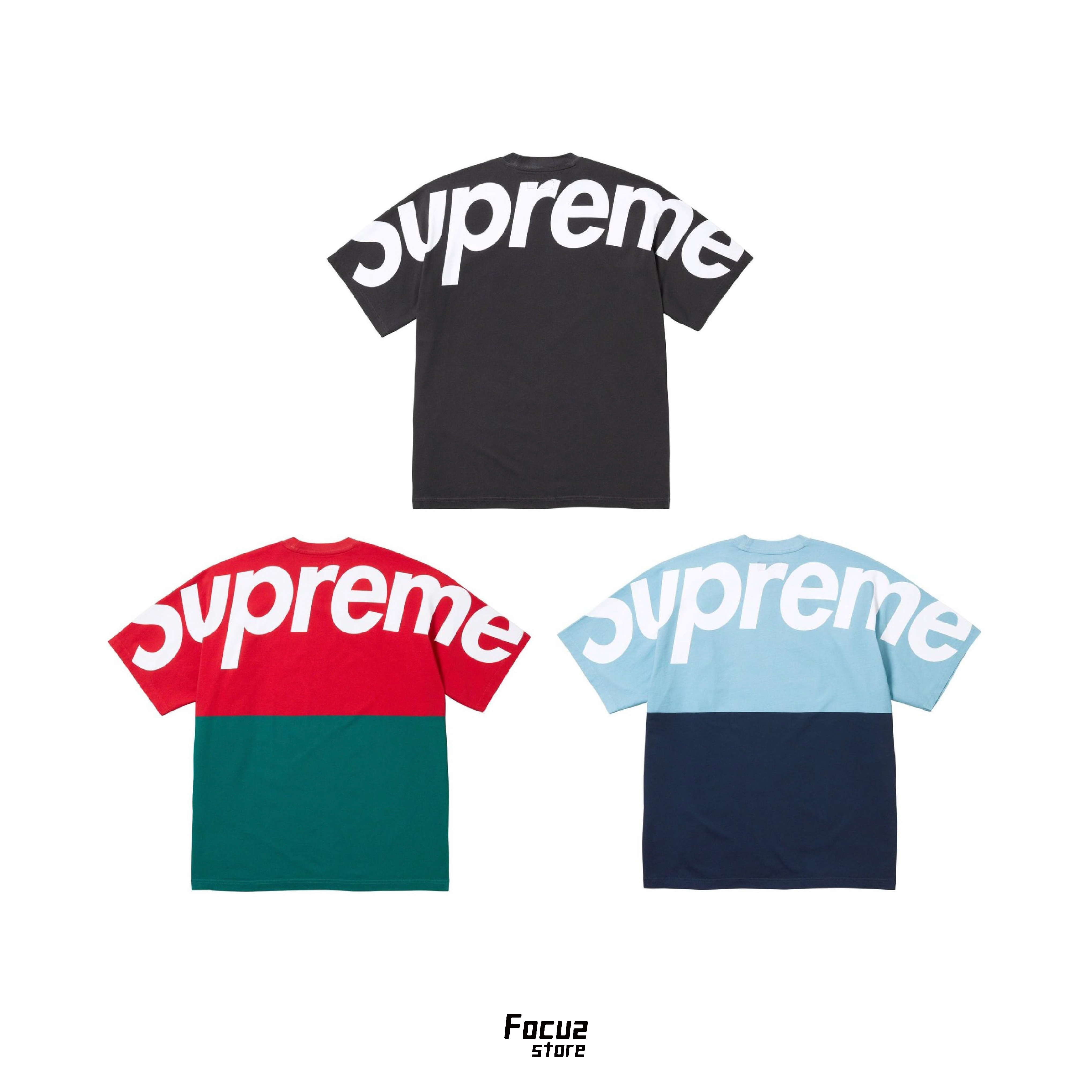 【Focus Store】現貨秒發 Supreme FW23 Week7 SPLIT S/S TOP 短T SUP-FW23-127 三色