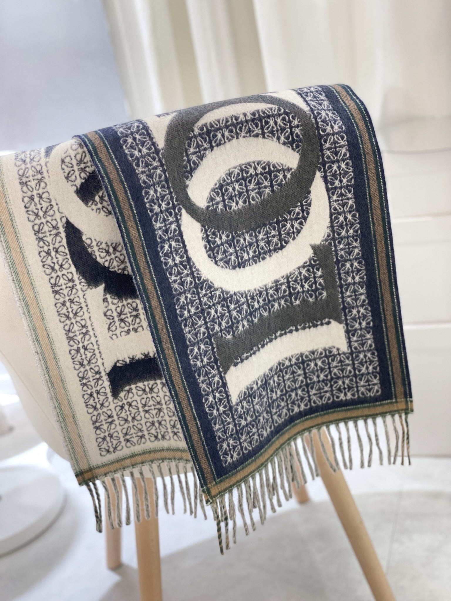 LOEWE Love Jacquard Scarf