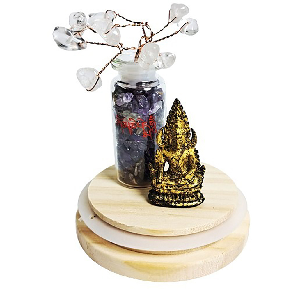 釋迦牟尼佛3.8公分&發財樹【十方】152372