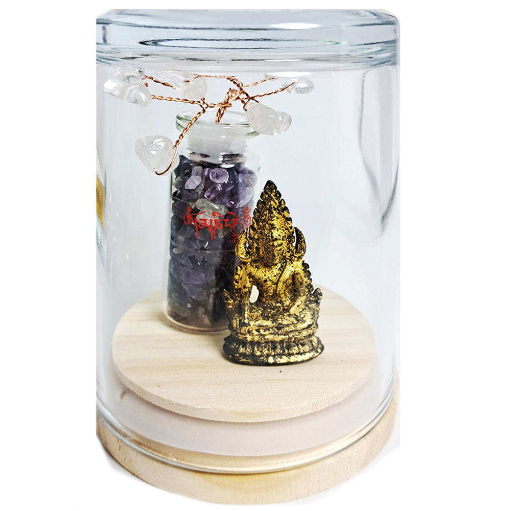 釋迦牟尼佛3.8公分&發財樹【十方】152372