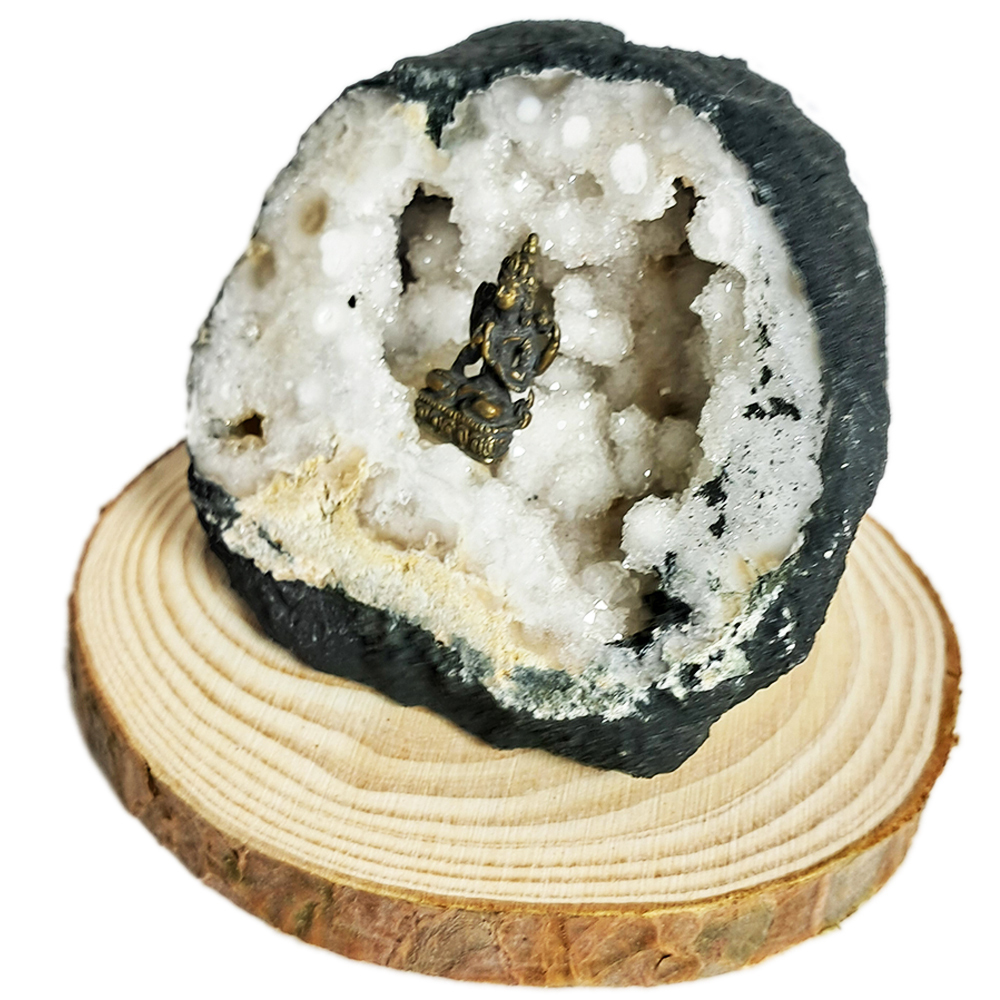 四臂觀音+晶簇6公分【十方】152357