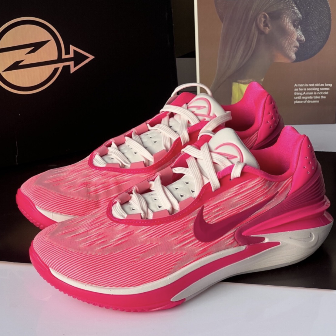 Nike Zoom GT Cut 2 Hyper Pink 粉白水蜜桃 芭比粉 實戰籃球鞋