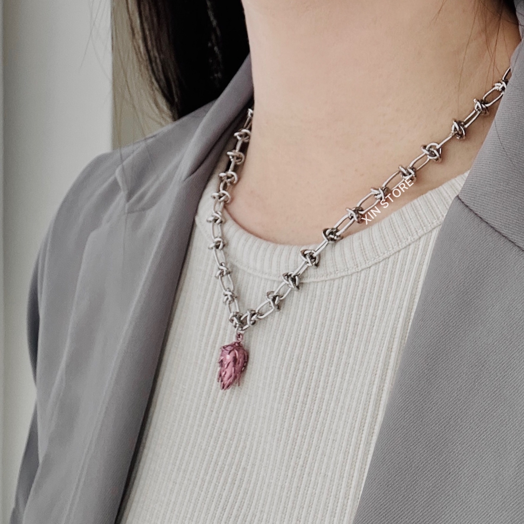 Fe3c Devil Fruit Necklace 項鍊 火龍果