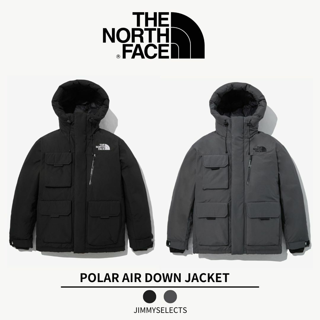 THE NORTH FACE 北臉 POLAR AIR 口袋 工裝 連帽 羽絨外套 NJ1DP66