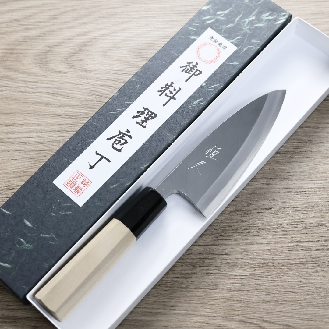 恆久 出刃 120mm 白紙鋼/附刀鞘