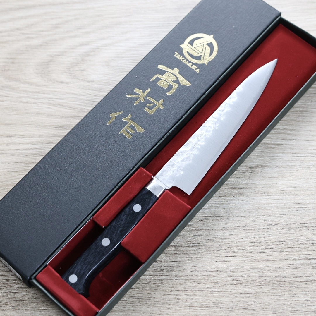 高村刃物 蔬果刀 130mm VG10 鎚目