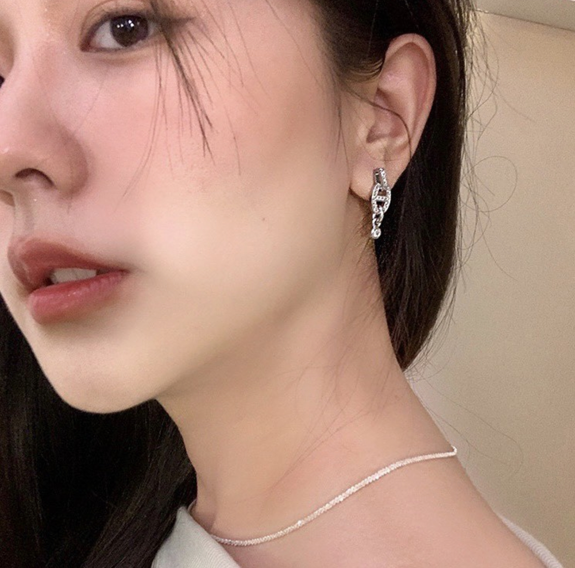 雙D豬鼻銀鑽 耳釘/吊墜翻玩系列