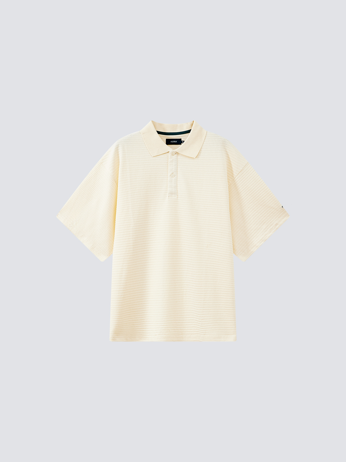 Essential Seersucker Polo Shirt｜Creamy｜Hong Kong Original Design