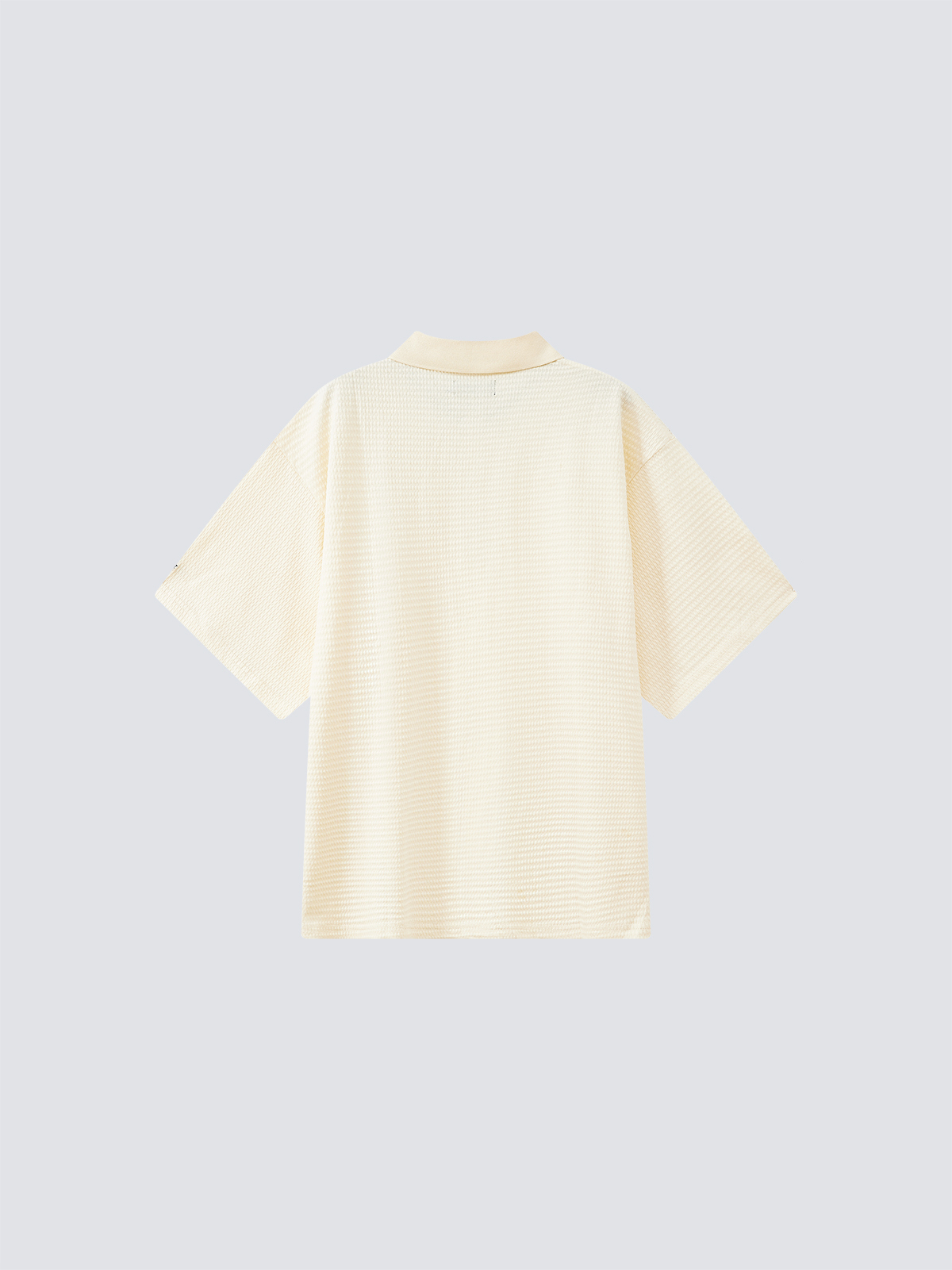 Essential Seersucker Polo Shirt｜Creamy｜Hong Kong Original Design