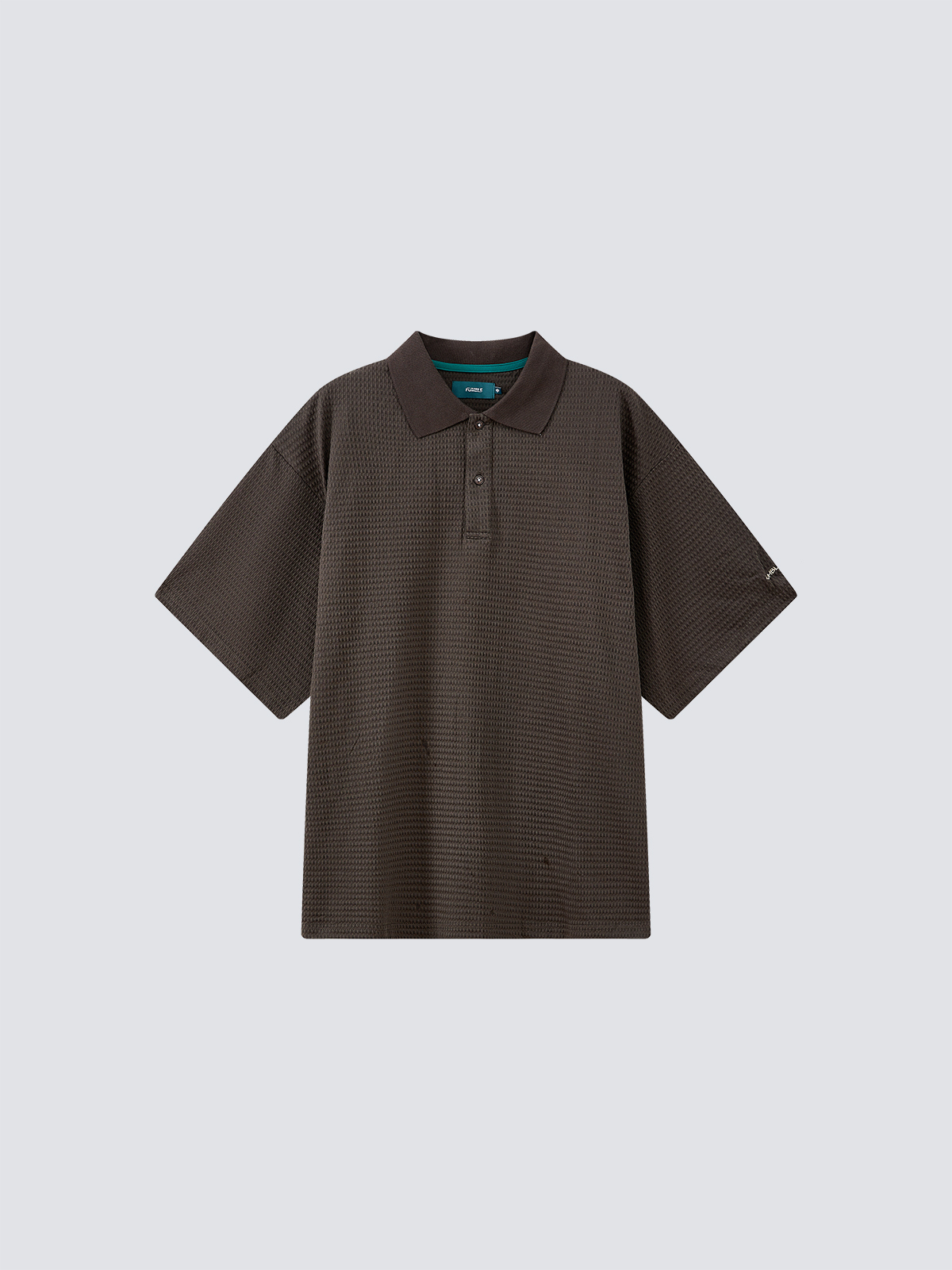 Essential Seersucker Polo Shirt｜Grey｜Hong Kong Original Design
