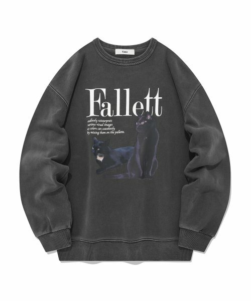 [FALLETT] SERENGETI SWEATSHIRT/追跡付 FALLETT Serengeti Sweatshirt Charcoal – SeoulSeoul