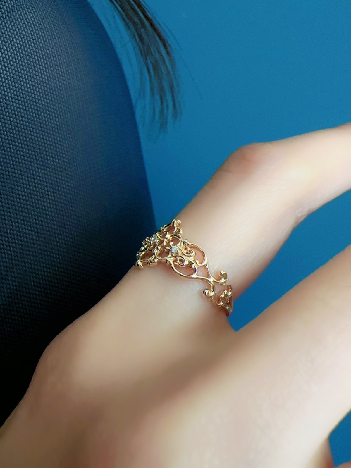 晨曦—雕花戒指