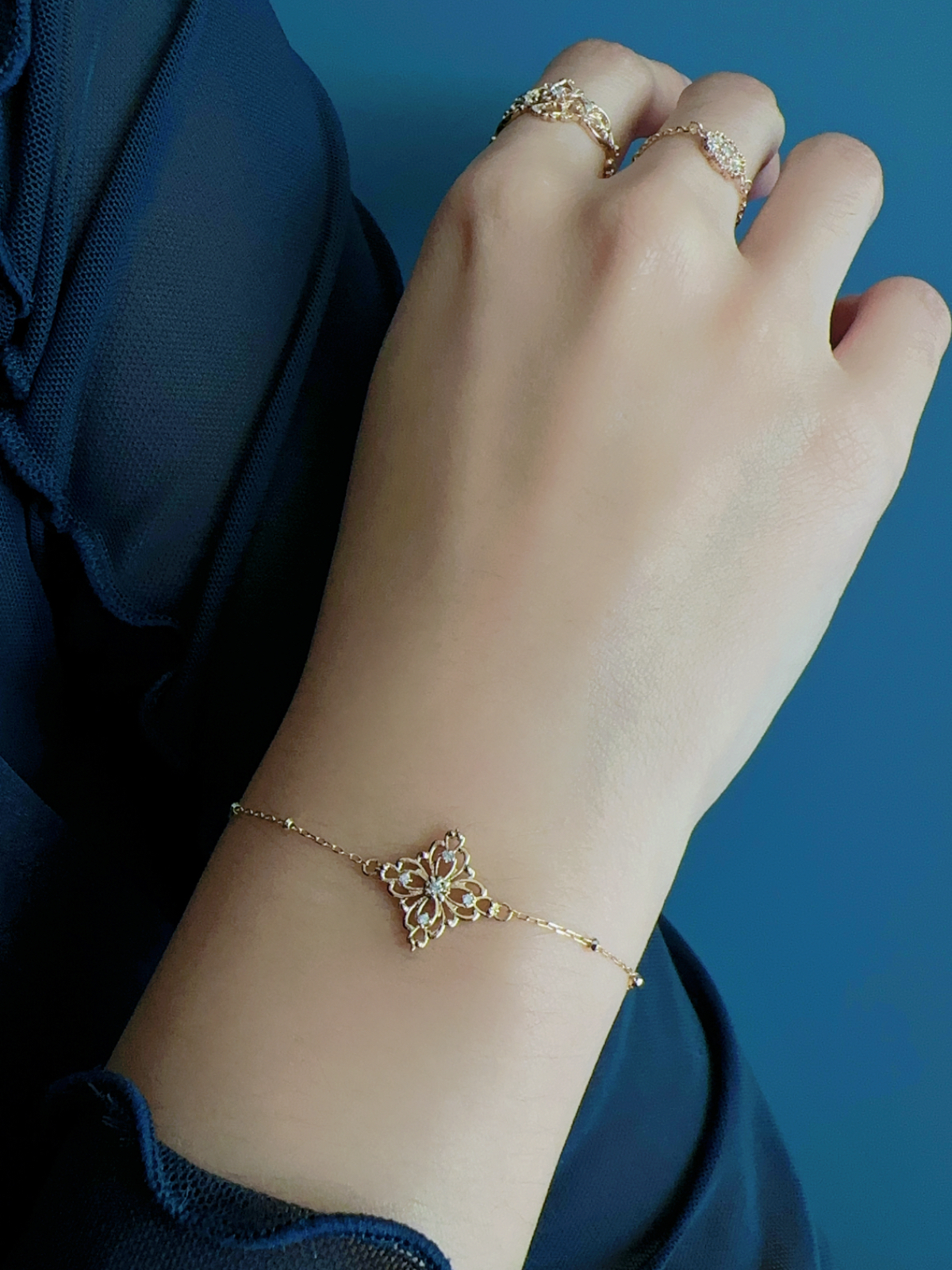 夜闌—鑽石手鍊