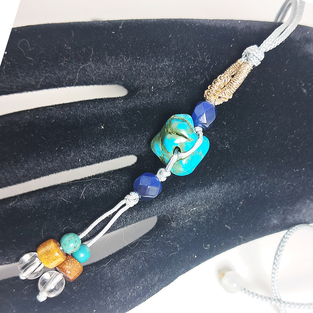 綠松石{原礦}中國結練【十方】152614