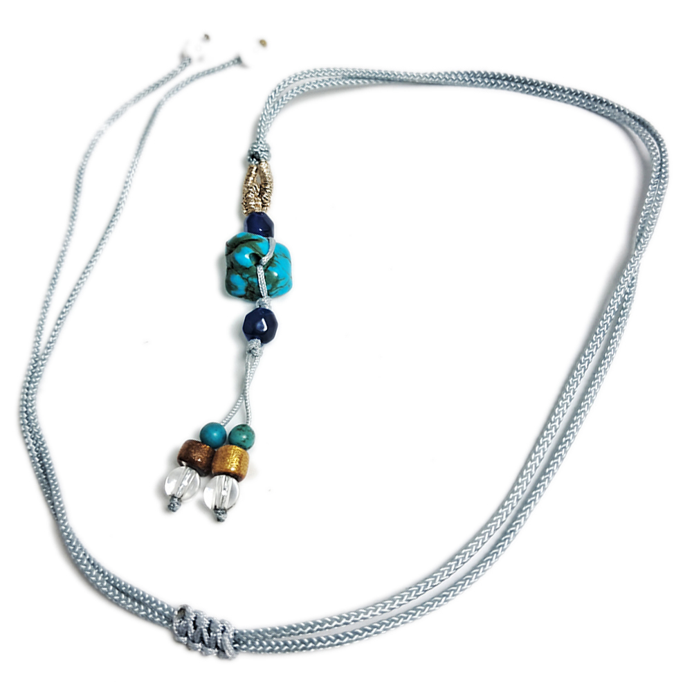 綠松石{原礦}中國結練【十方】152614