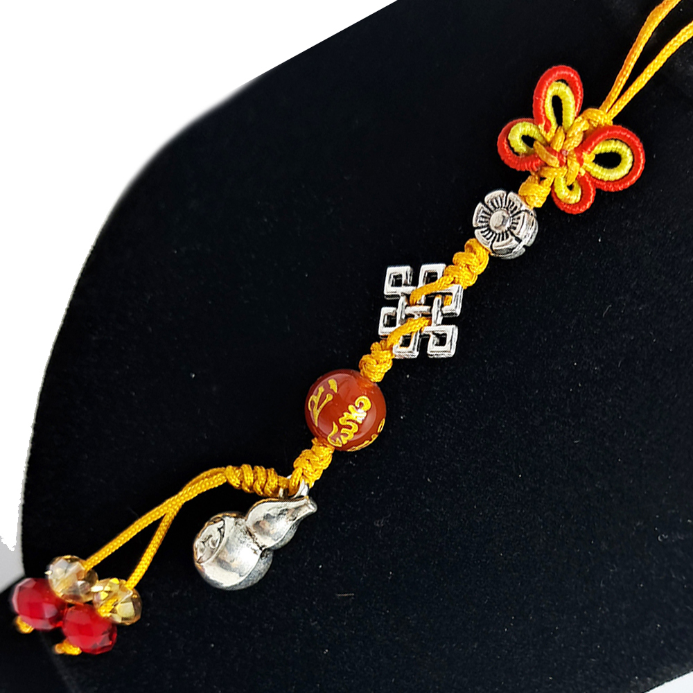 葫蘆{藏銀}&吉祥結掛飾【十方】152635