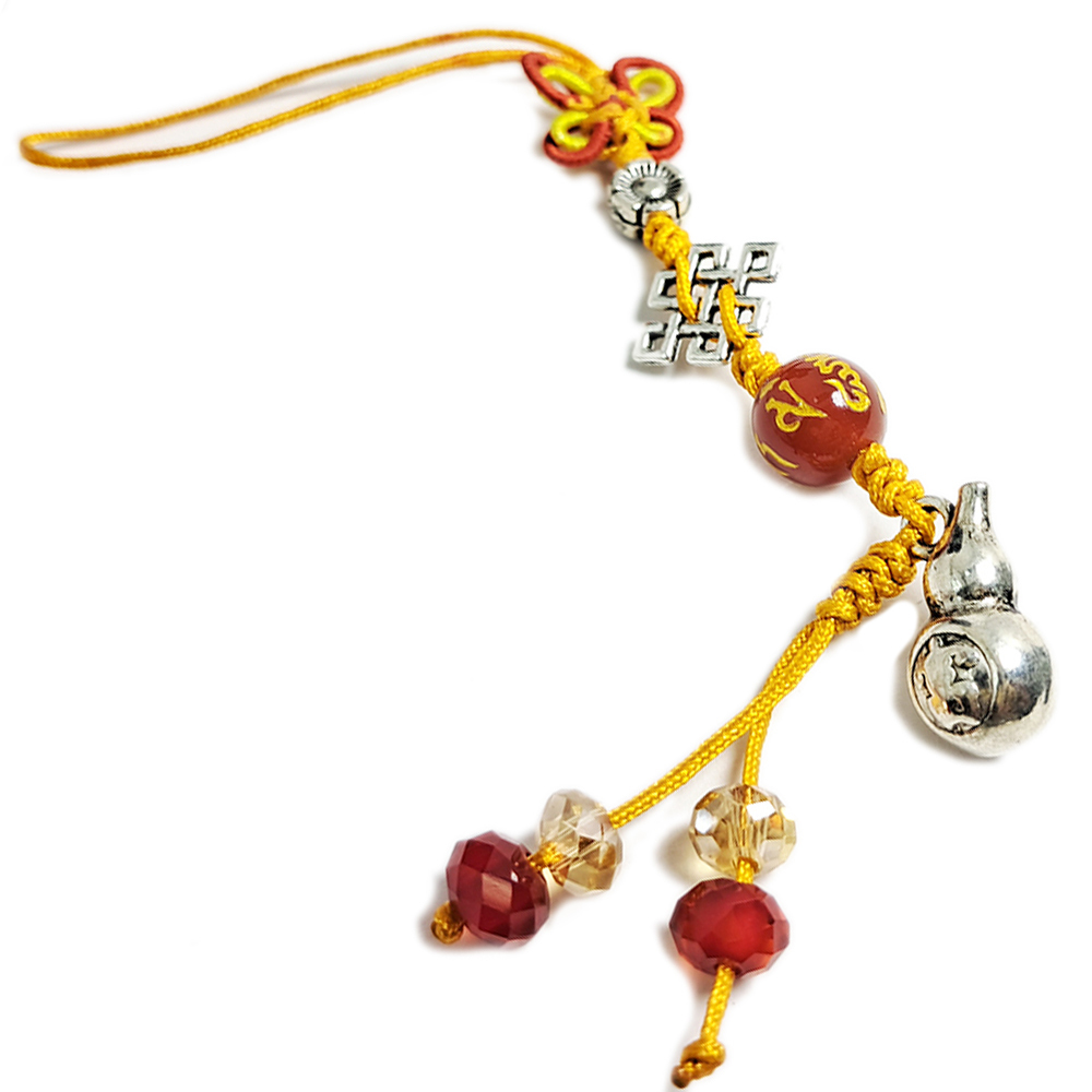 葫蘆{藏銀}&吉祥結掛飾【十方】152635