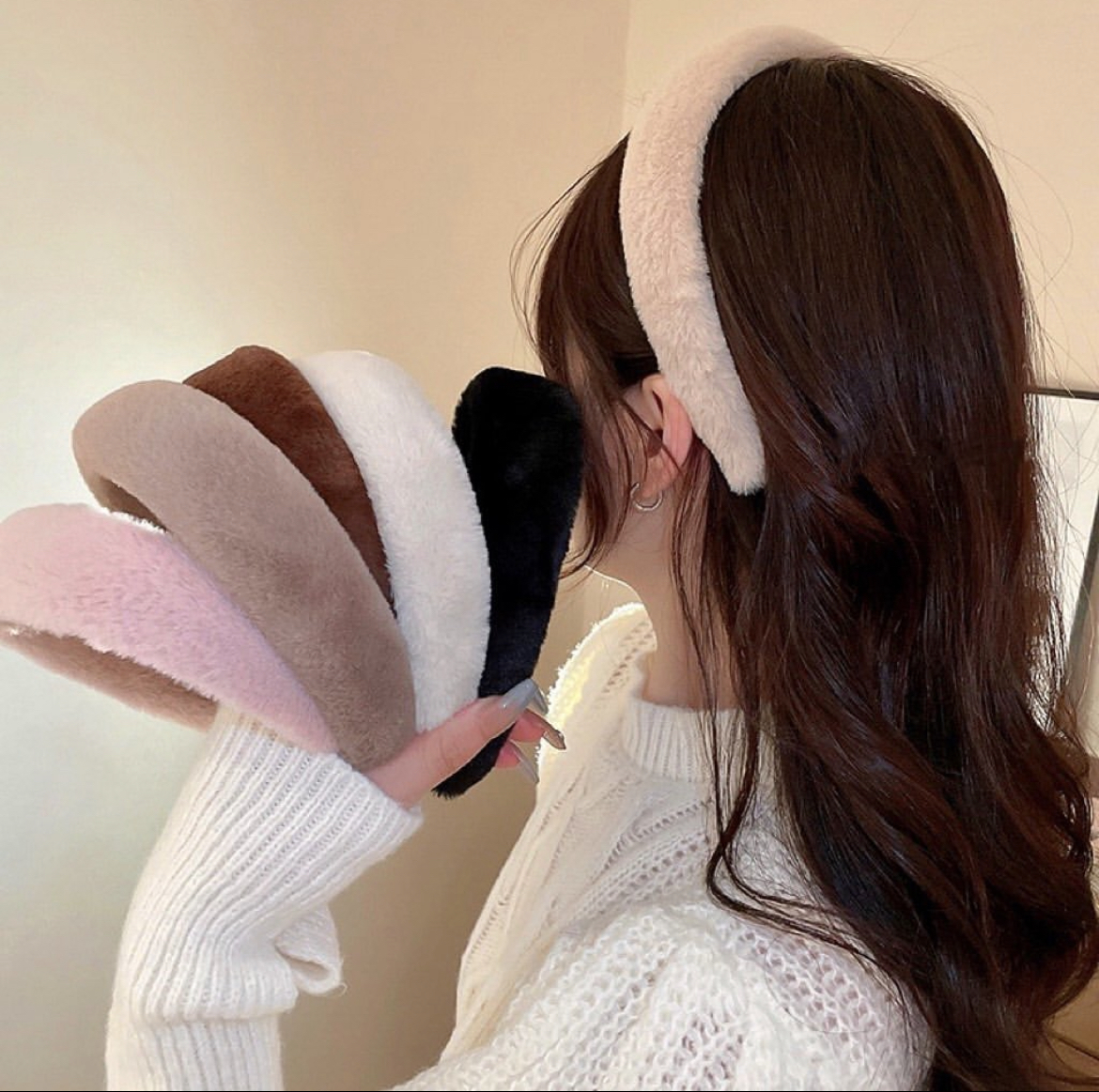 毛絨絨暖fufu 巨綿巨軟6色髮箍