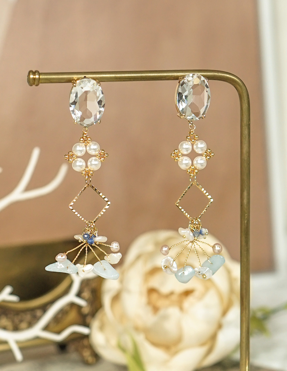 by mii✧折射彩貝光漾耳飾