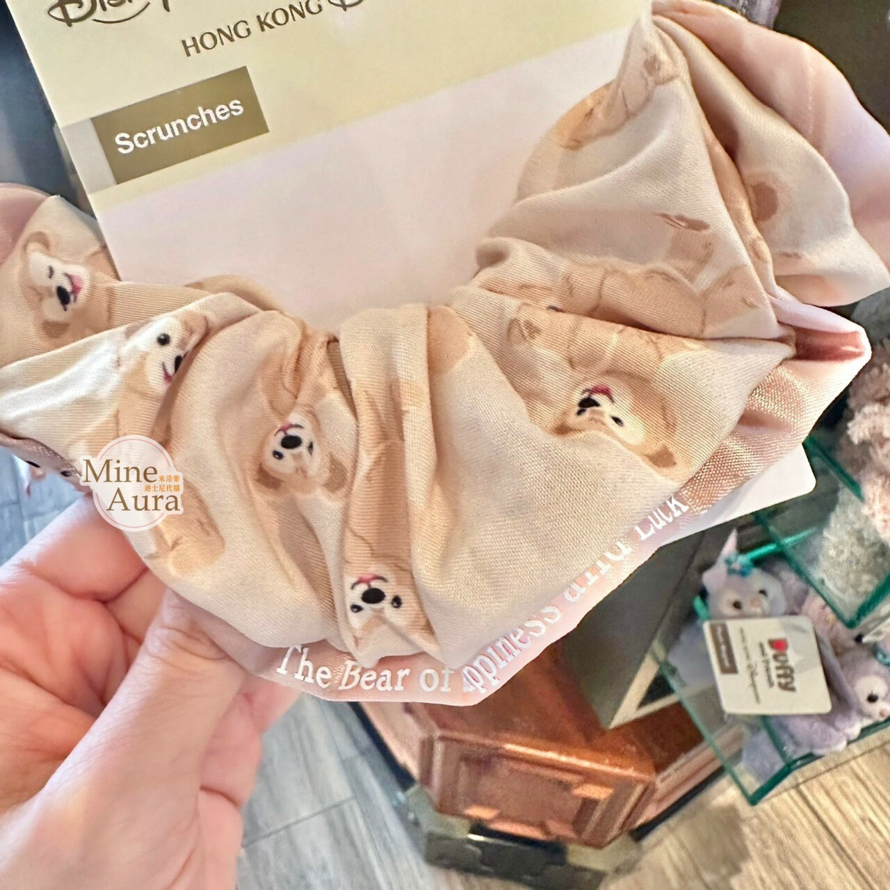 達菲 Duffy 滿版全身圖案 髮束 大腸圈 髮飾 -香港迪士尼樂園