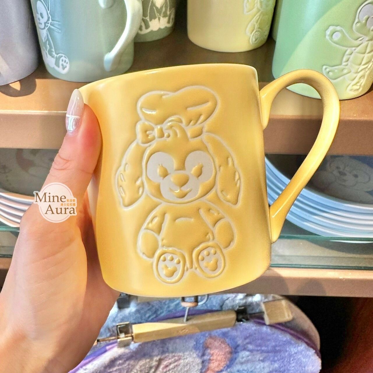 可琦安 餅乾 CookieAnn 白線描邊圖案 馬克杯 水杯 -香港迪士尼樂園