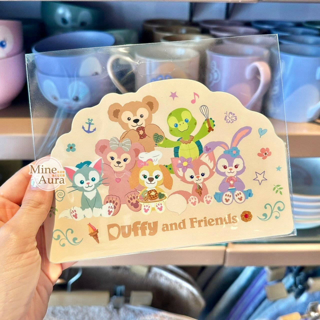 達菲 Duffy 與好友們 造型 邀請卡 -香港迪士尼樂園