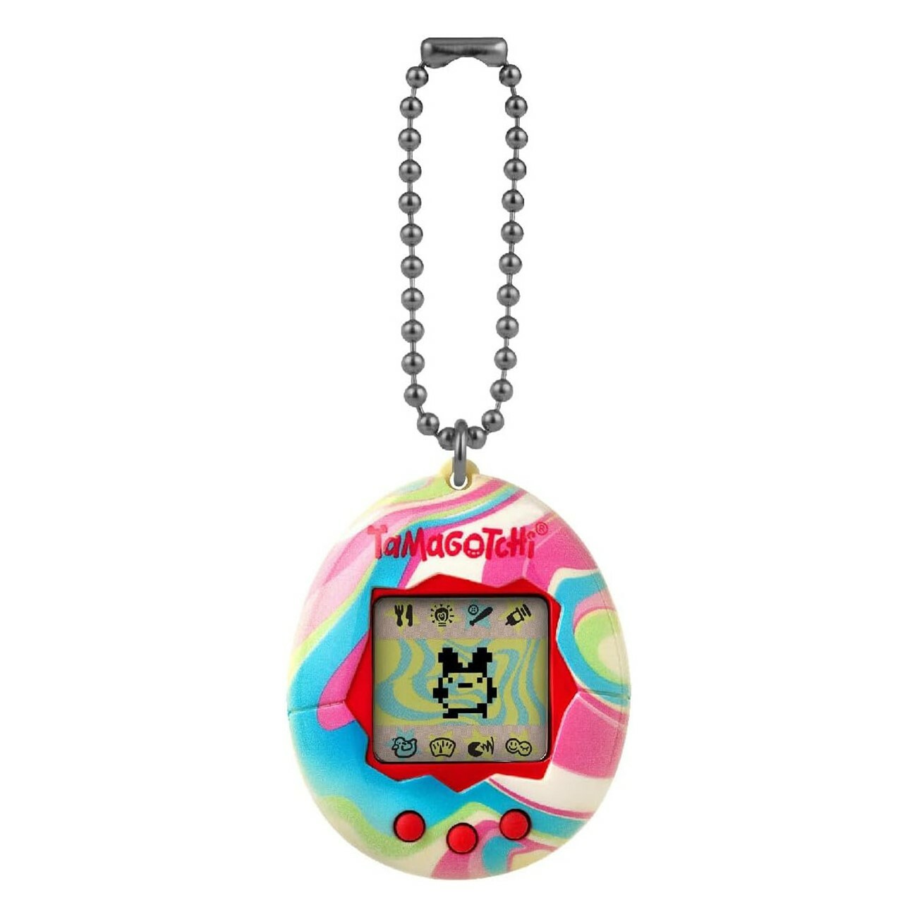 Tamagotchi粉色雲石紋(英文版)