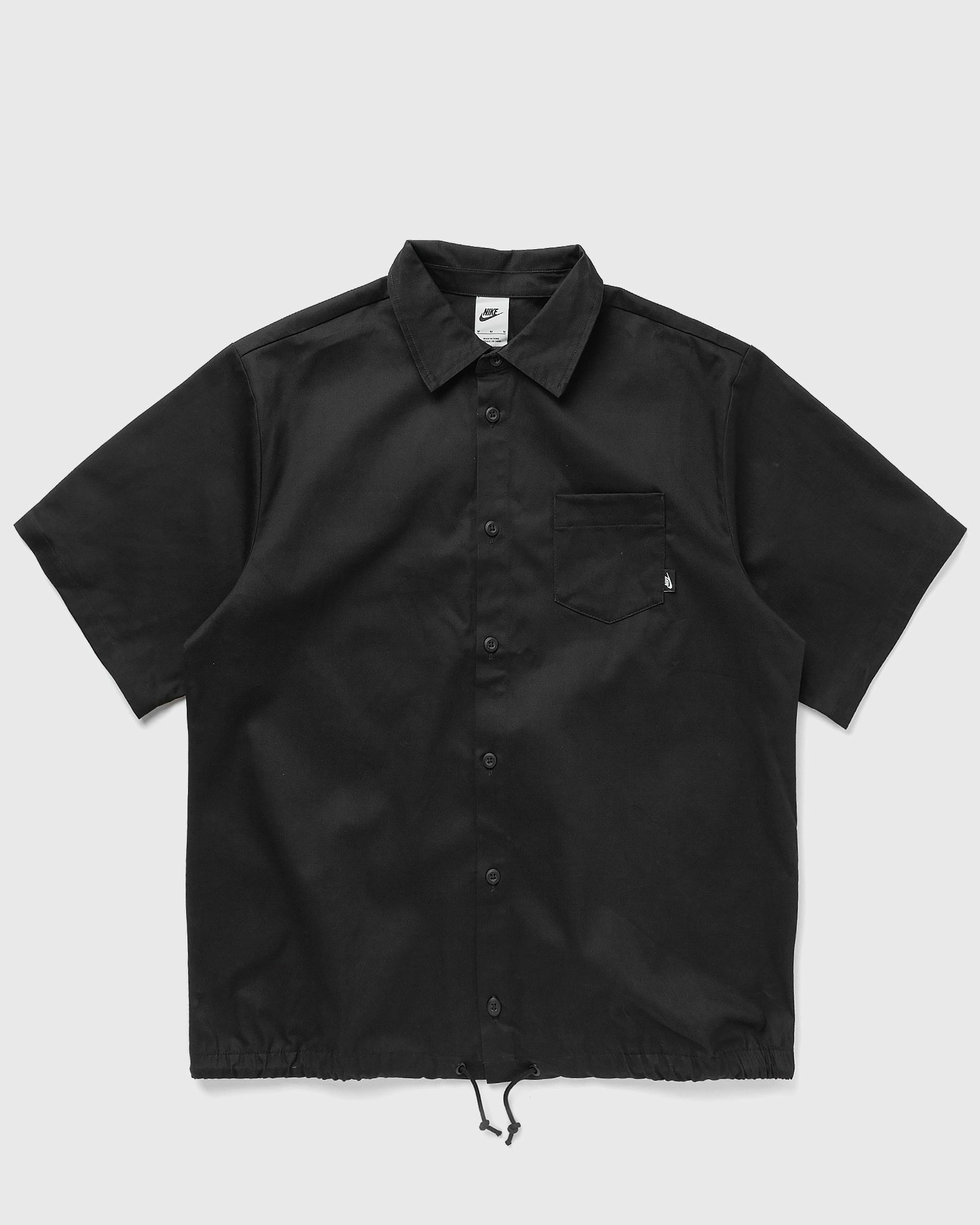 Nike Club Button Down Short Sleeve Shirt Black