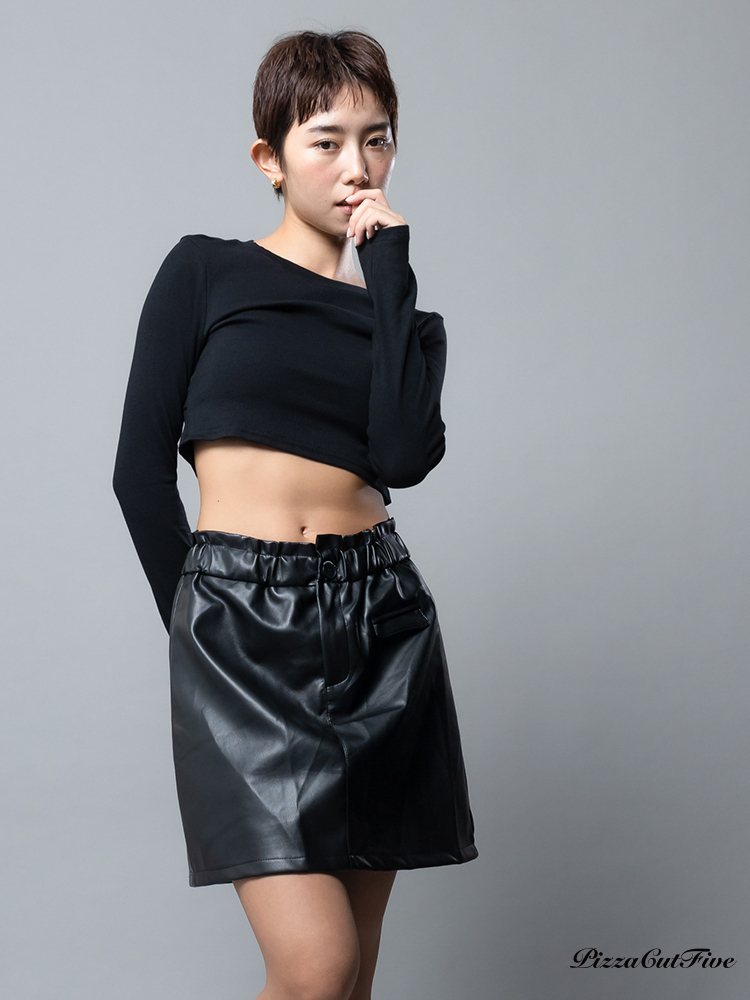 [SALE]露腰設計長袖上衣 PizzaCutFive PCF233403013
