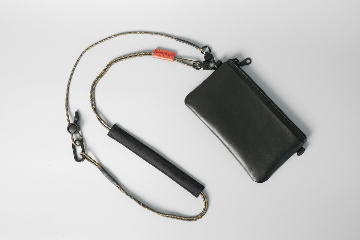 黑色皮革小皮包,貼身小包,小型隨身包