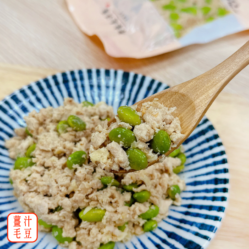 【雞絞肉】- 薑汁毛豆口味 (200g)