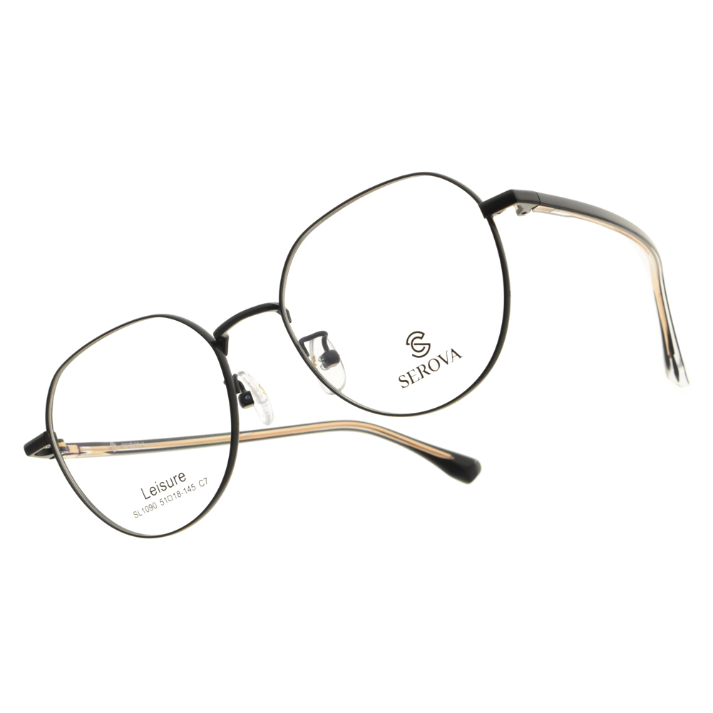 【SEROVA】SL1090 C7 簡約圓框光學眼鏡