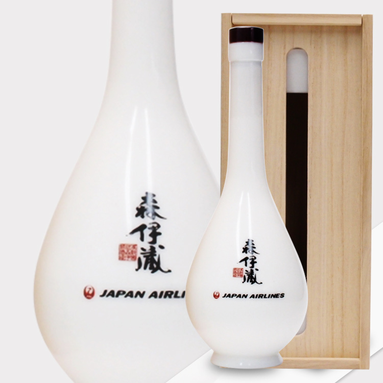 森伊蔵　JAL15周年記念　レア鶴首スペシャルボトル　芋焼酎　25度　600ml 森伊藏鶴首芋燒酎(JAL日本航空15周年記念酒)