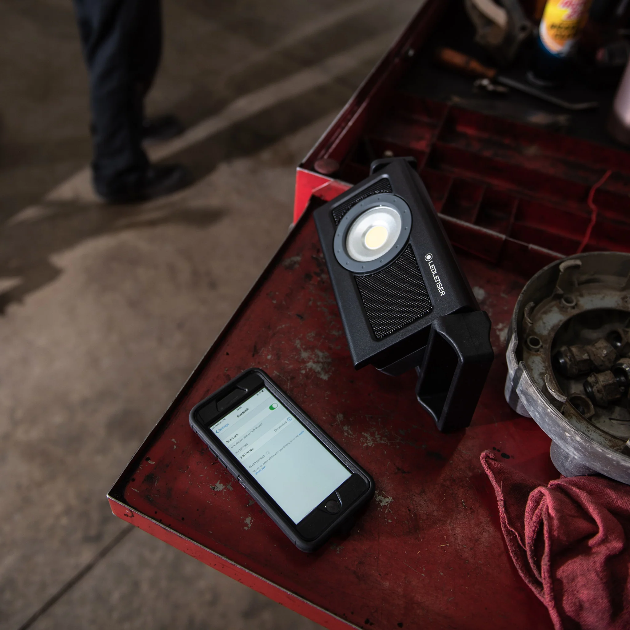 Ledlenser 磁吸工作燈(藍牙喇叭) iF4R Music