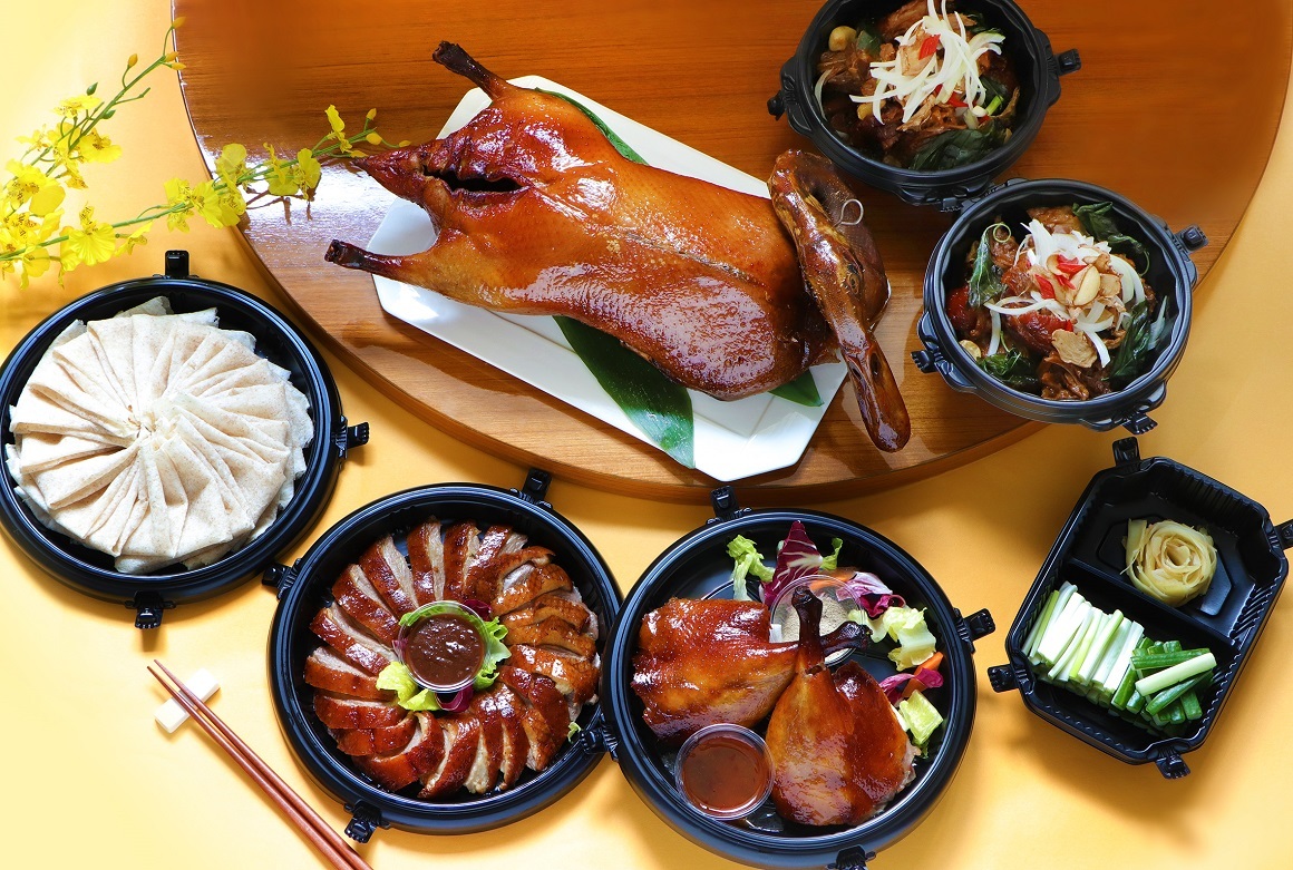 中式片皮鴨三吃-板橋凱撒-家宴中餐廳