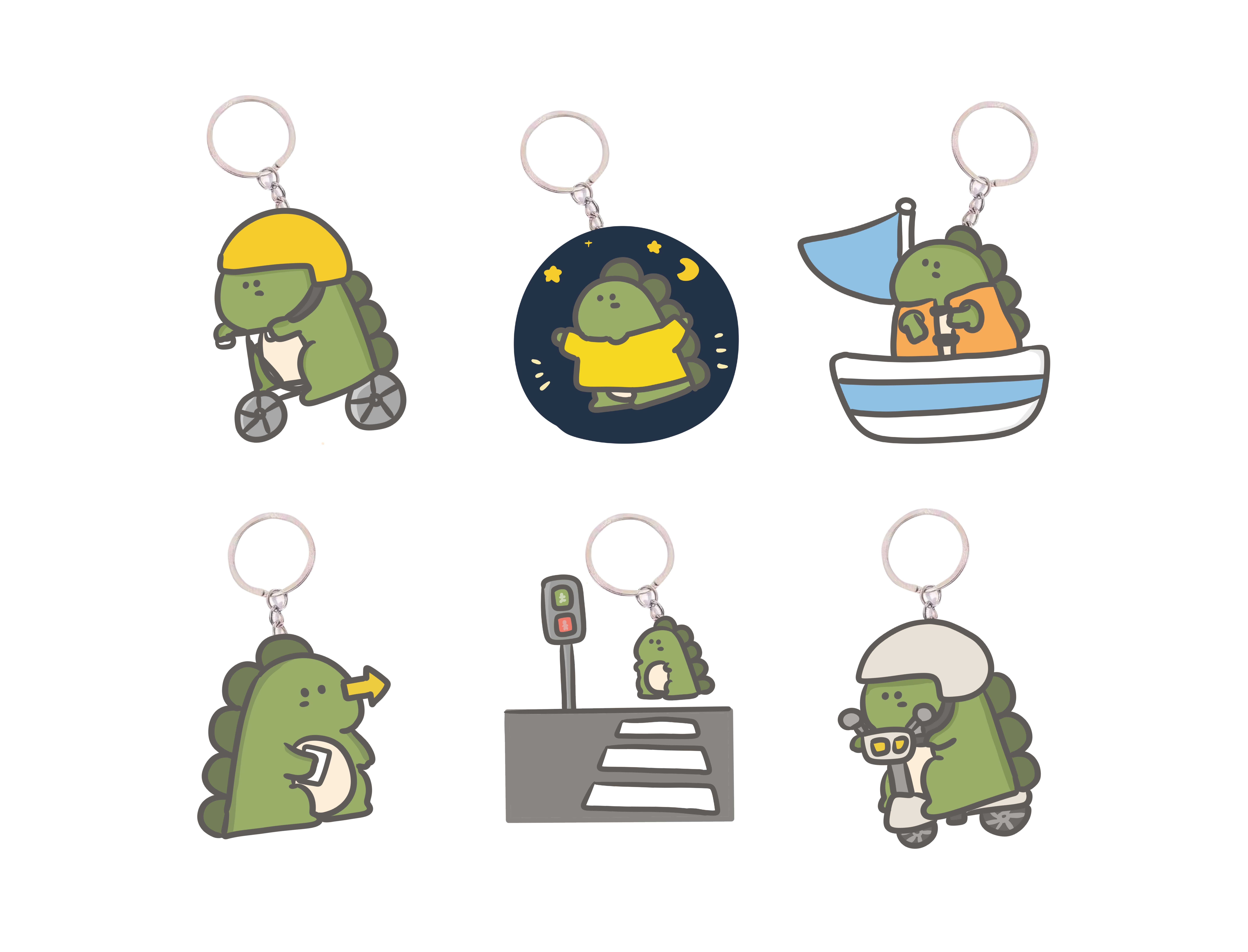 台東院│多多龍鑰匙圈