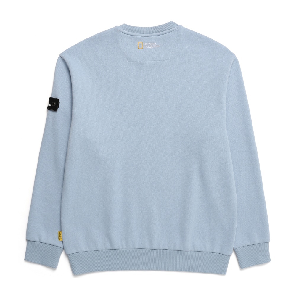Unisex POLICARTER Big LOGO Fleece Sweatshirt - STORM