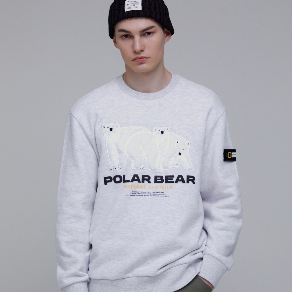 Ice bear camping hoodie sales