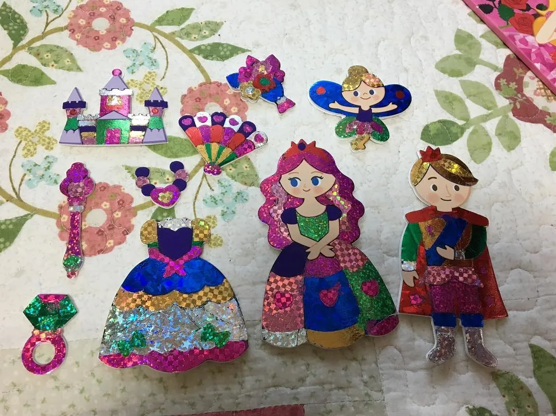 《 韓國 ROIBOOKS 》 星光亮亮貼（公主款）