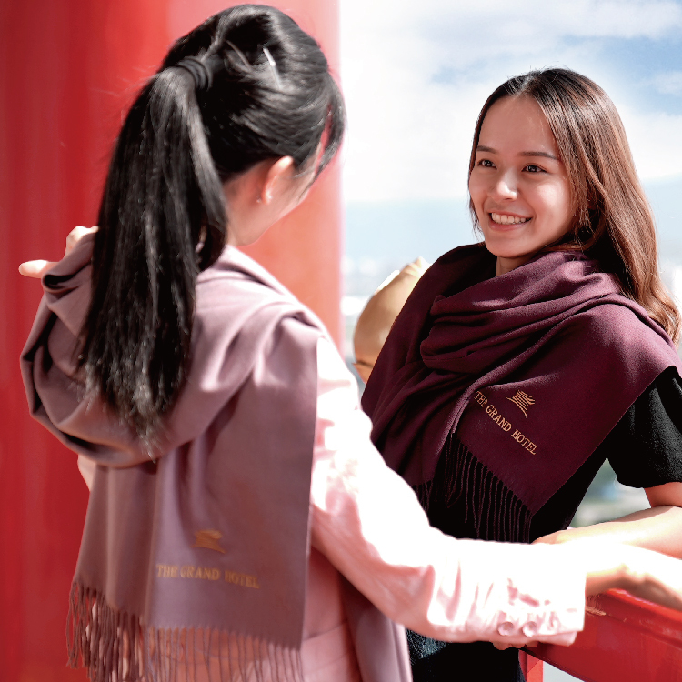 圓山披肩圍巾