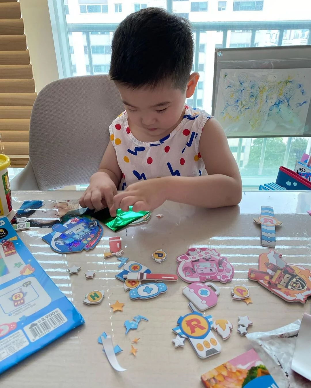 《 韓國 ROIBOOKS 》 星光亮亮貼（波力款）