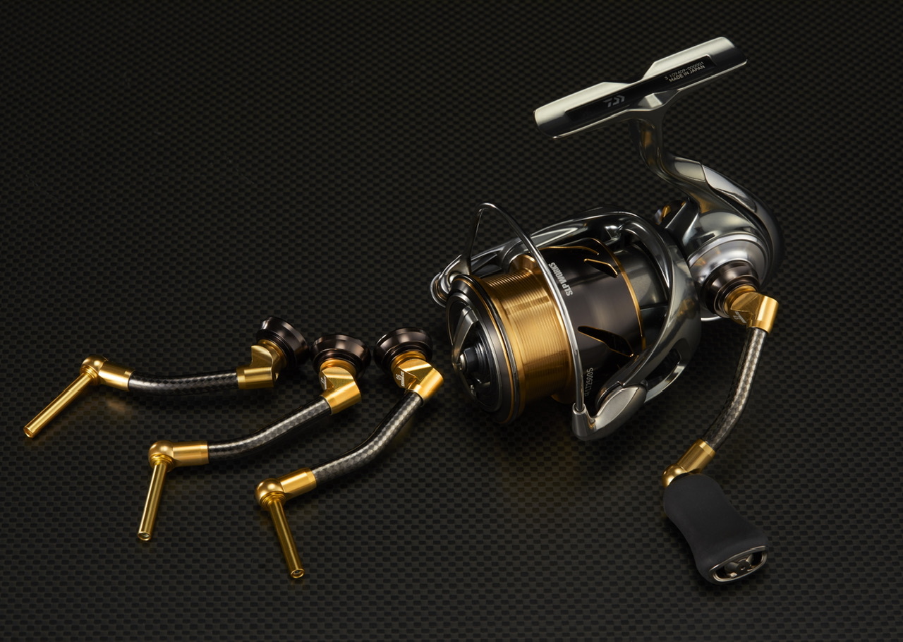 新品未使用 SLP WORKS カーボンライトハンドル ゴールド 45mm DAIWA SLP WORKS Carbon Light Handle Gold