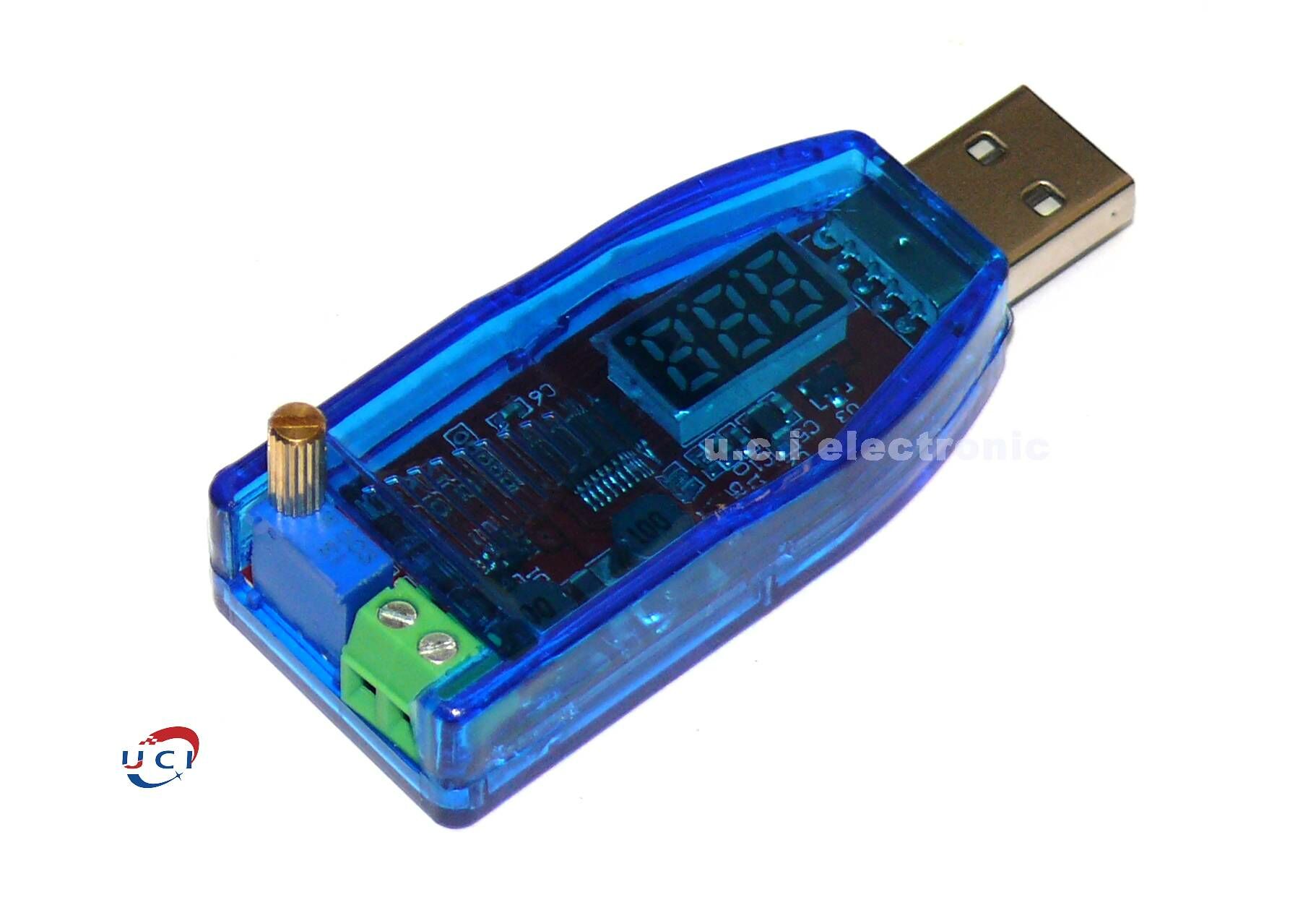 【UCI電子】 (E-2) DC-DC USB可調升降壓電源穩壓模組5V轉3.3V 9V 12V 24V DP